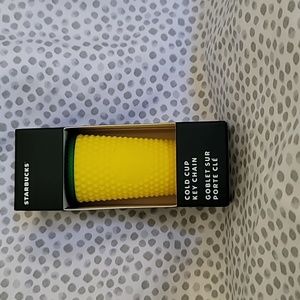 Starbucks Hawaii Pineapple Yellow Tumbler Key Chain NWT